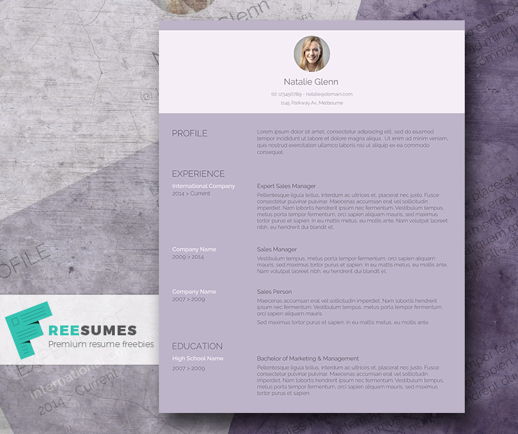 The Working Woman Resume Template Freebie For Ladies Freesumes