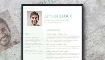free template for resume