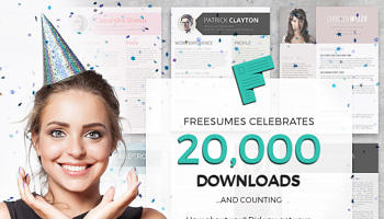 Freesumes 20k resume downloads