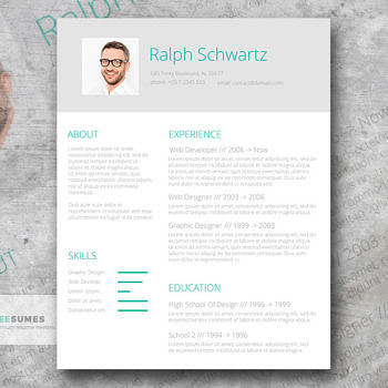 fresh resume design