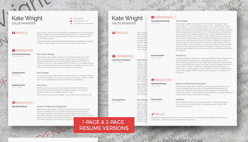 complete resume set the minimalist