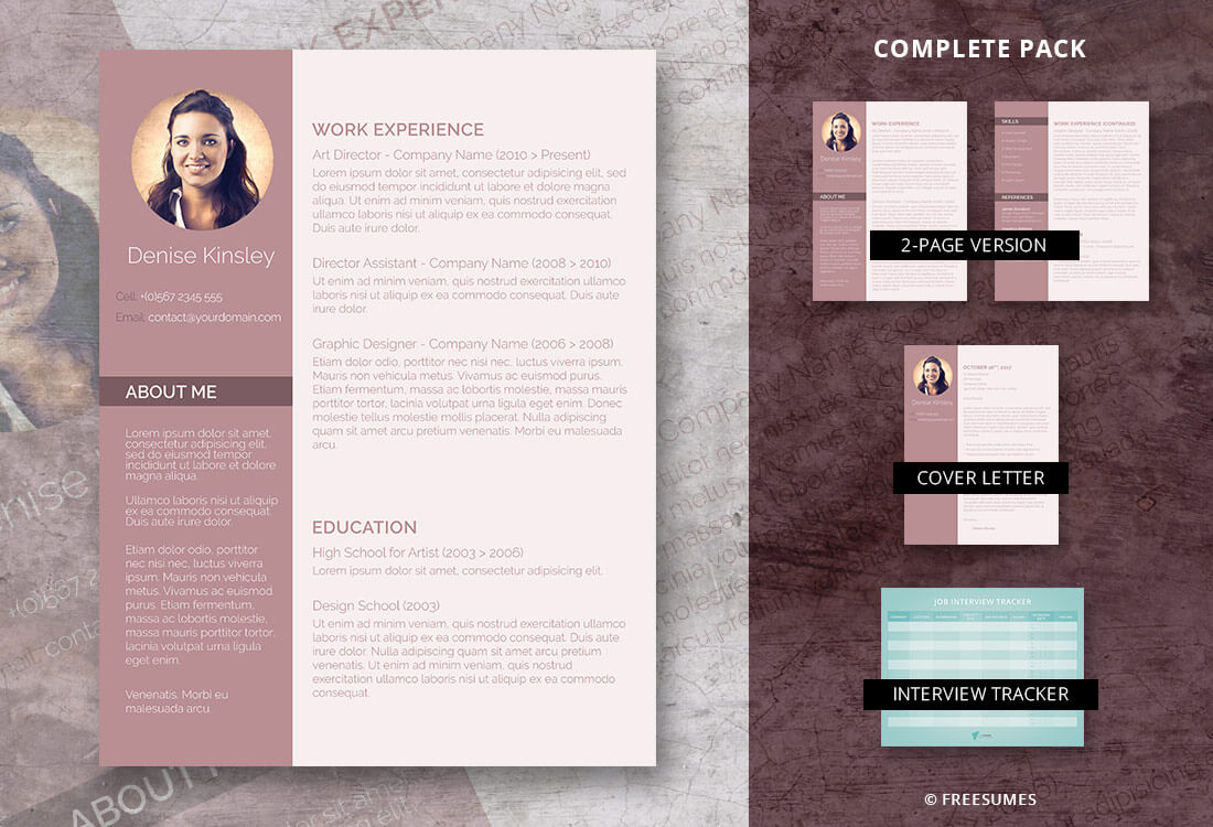 complete resume pack modern and chic