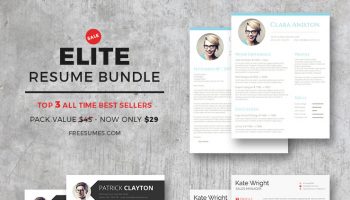 elite resume templates bundle
