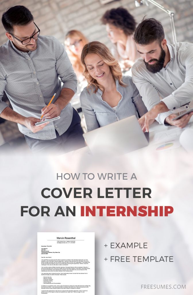 cover letter for internship