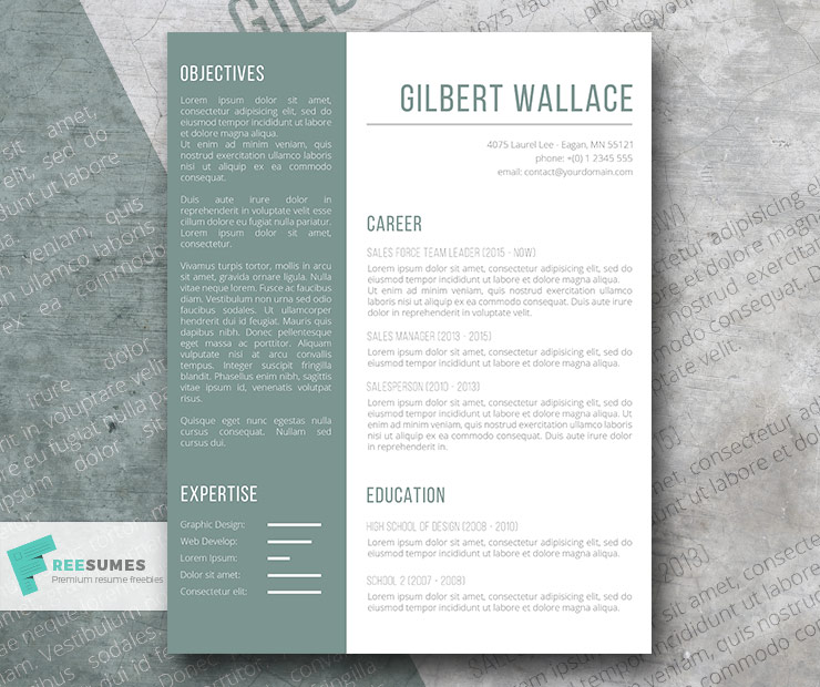 green granite resume