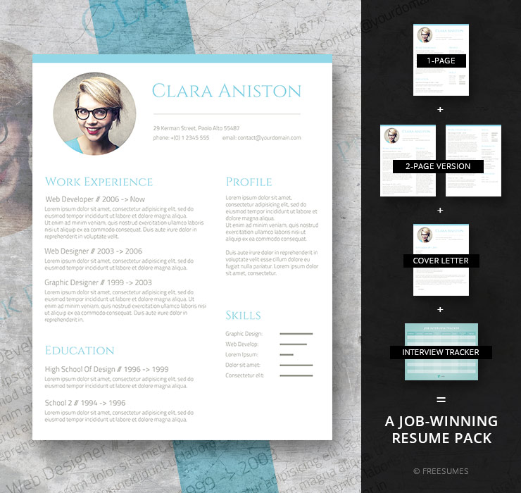 simple snapshot complete resume pack