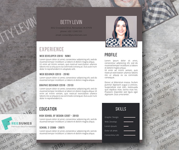 The Personal Branding Creative Resume Template Freesumes