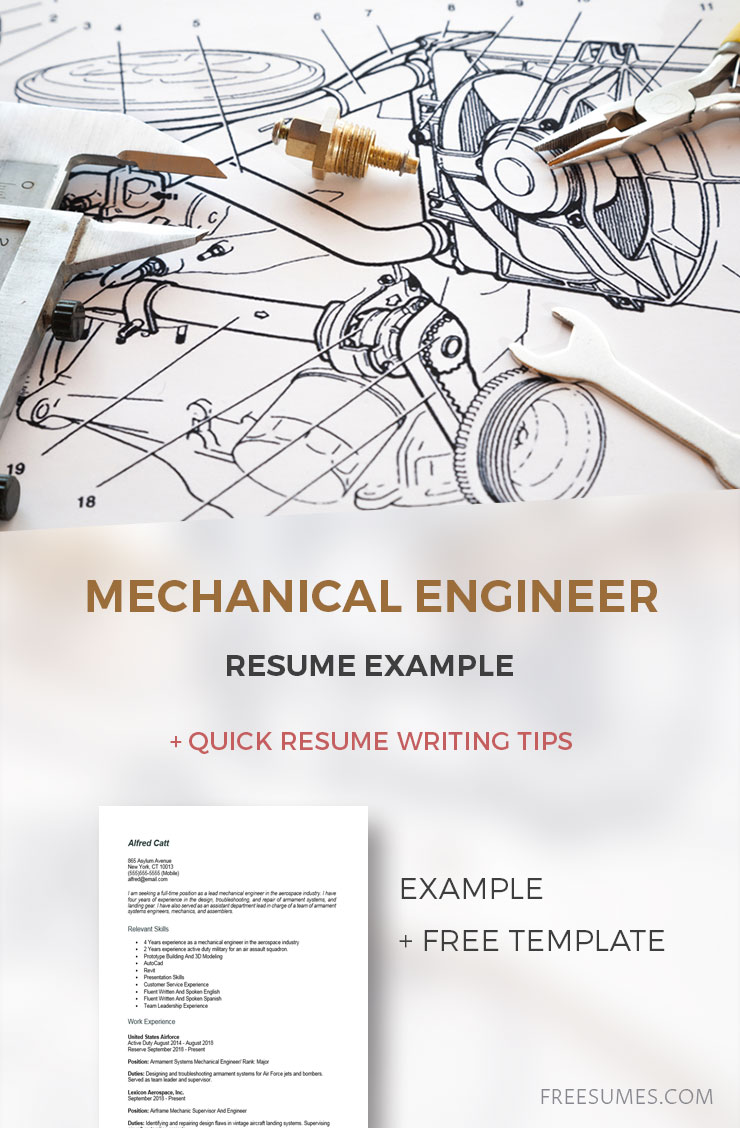 sample mechanical engineer resume