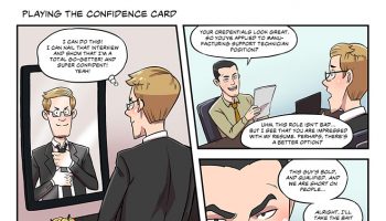 Strip #06 playing the confidence card