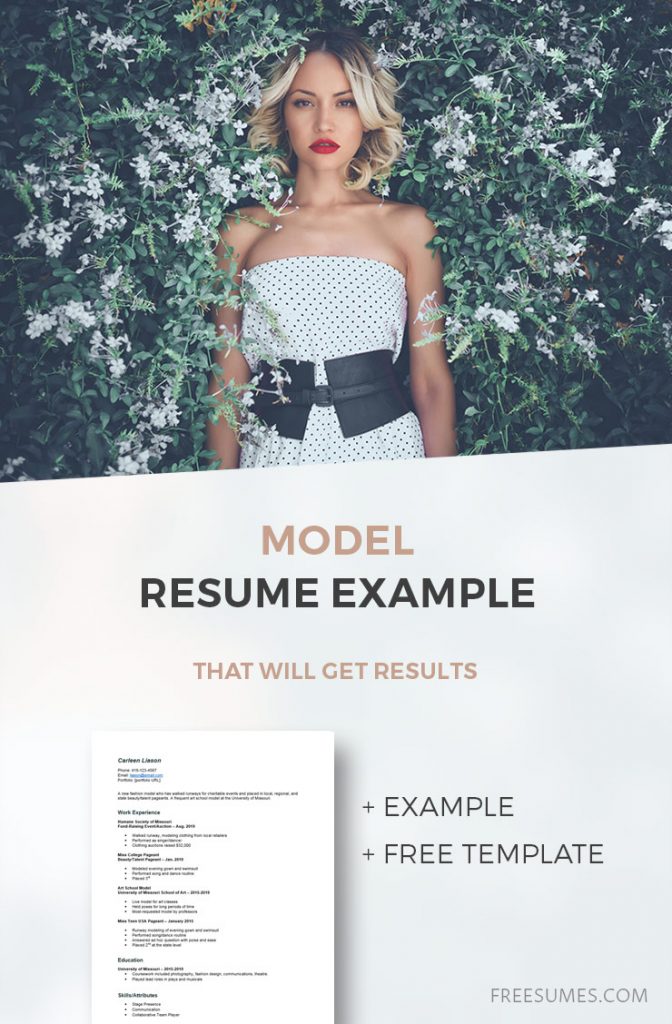 making a resume model