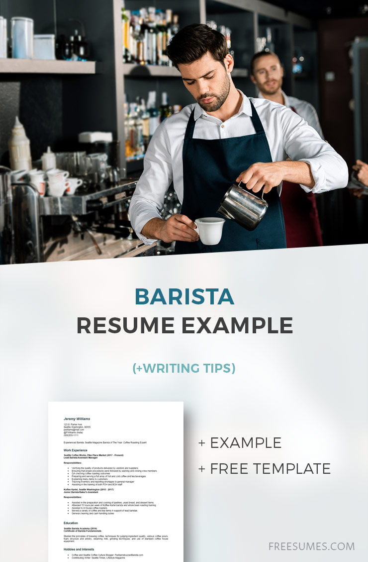 how to write a resume as a barista