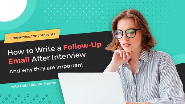 how to write an interview follow up email