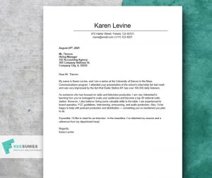 cover letter for submitting short story