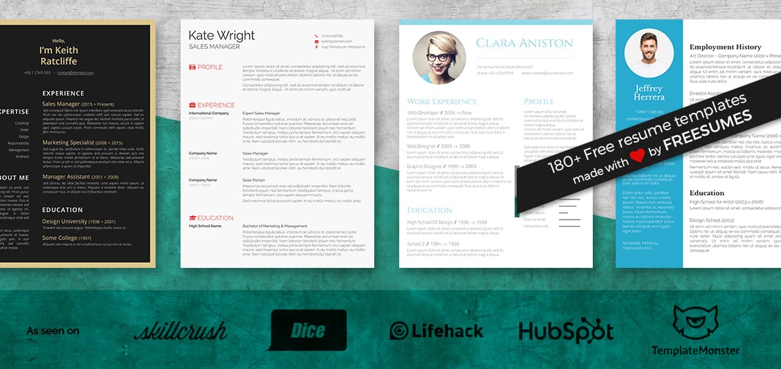 100% free resume templates by Freesumes