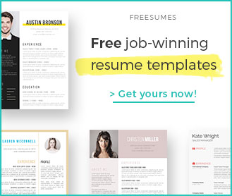 free job-winning resume templates
