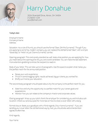 cover letter template powerful introduction