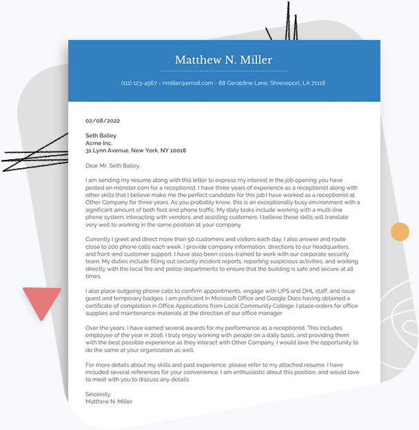 free cover letter builder by Freesumes